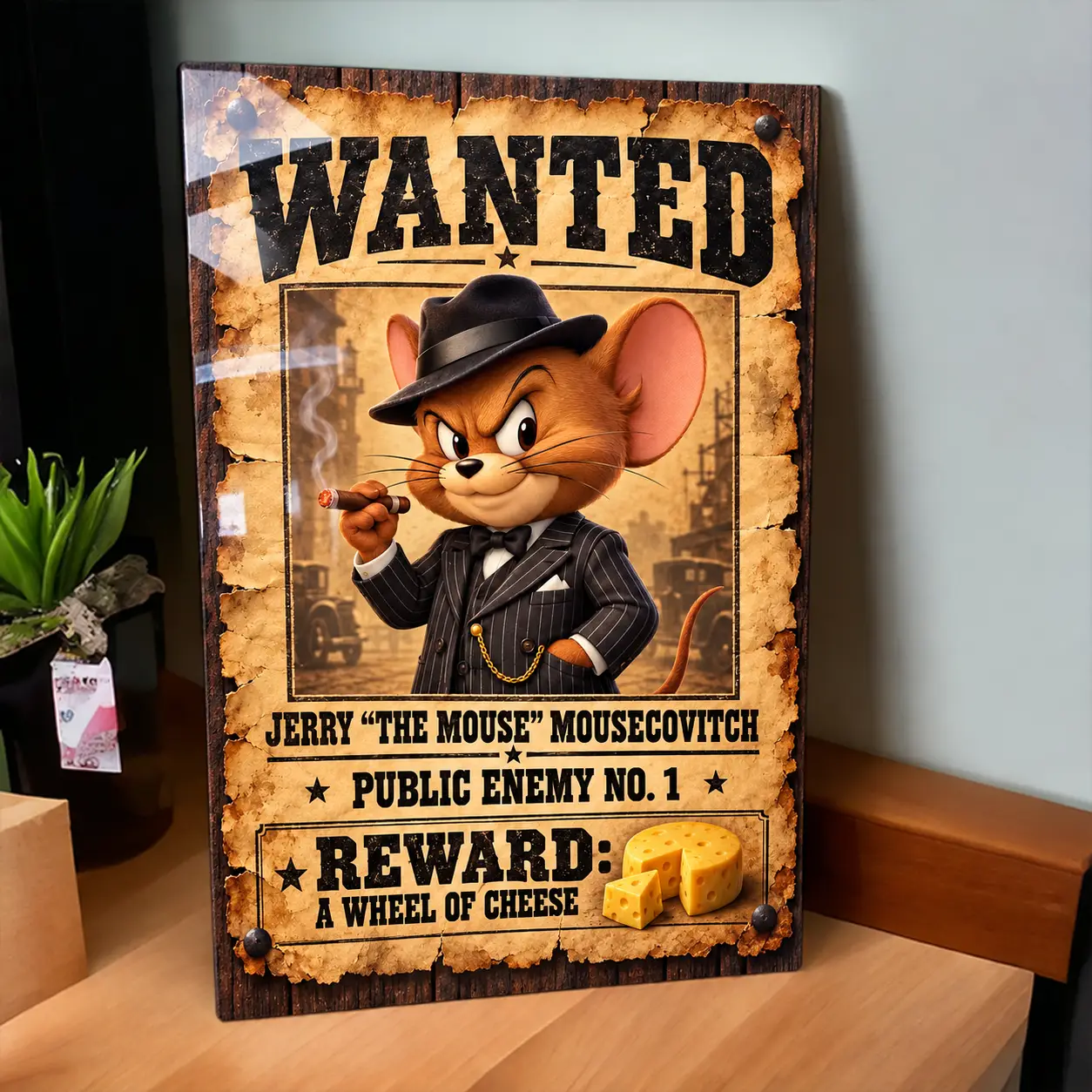 jerry mouse wanted poster