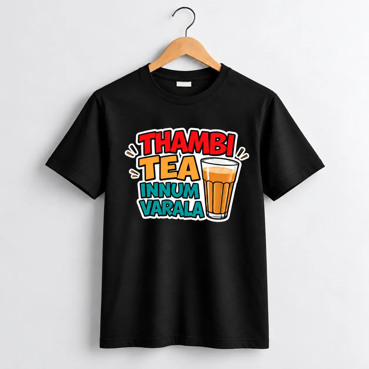 thambi tea cartoon graphic t shirt